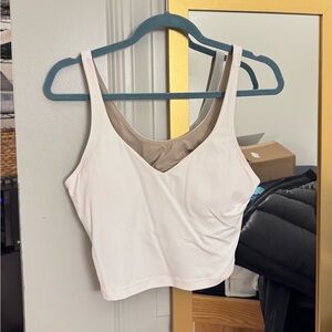 Lululemon White Align Tank Top | Size 10